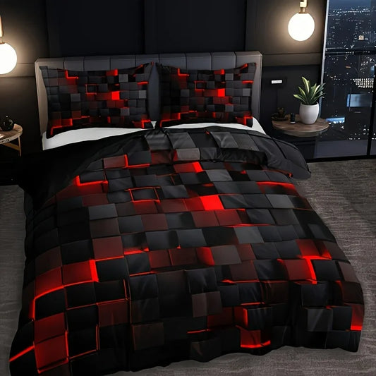 Cool Technology Digital Printing Material Quilt Cover Set