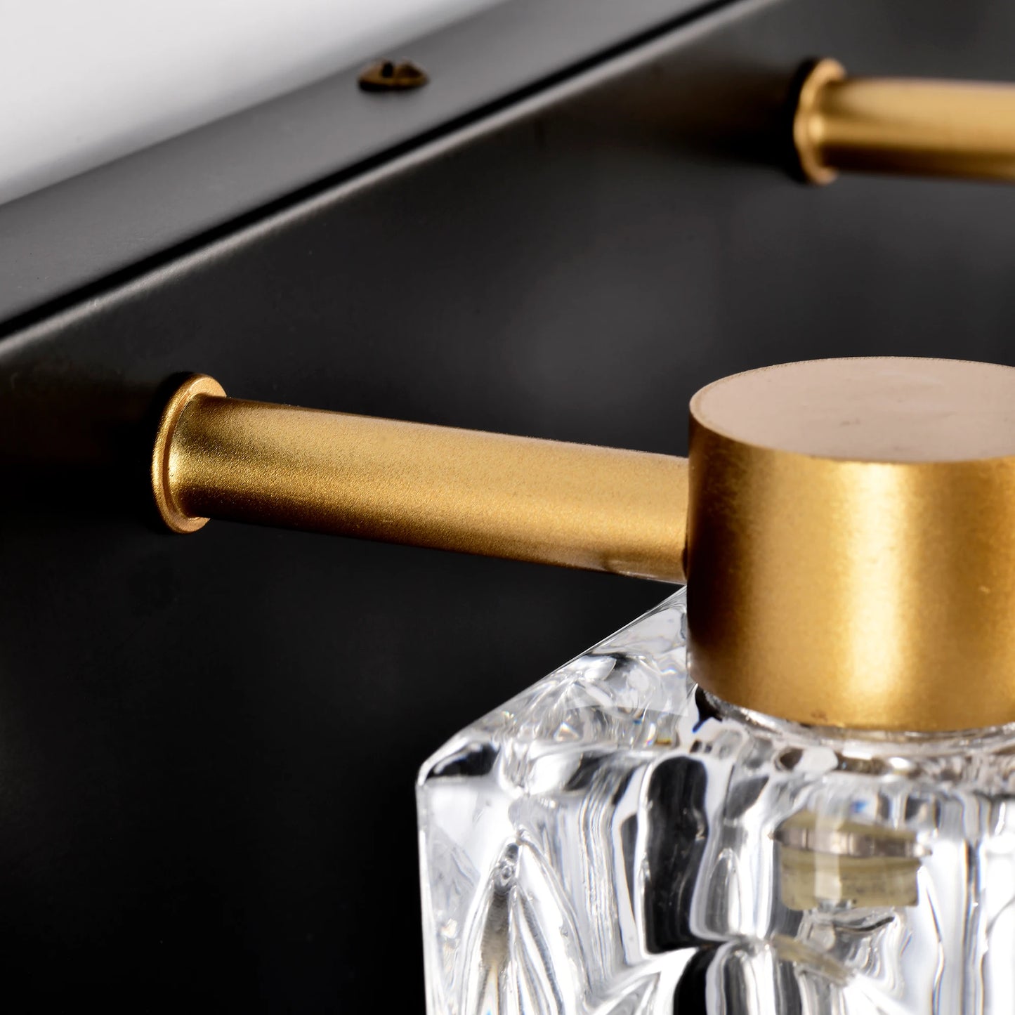 Modern Vanity Lights with Crystal Glass Shade