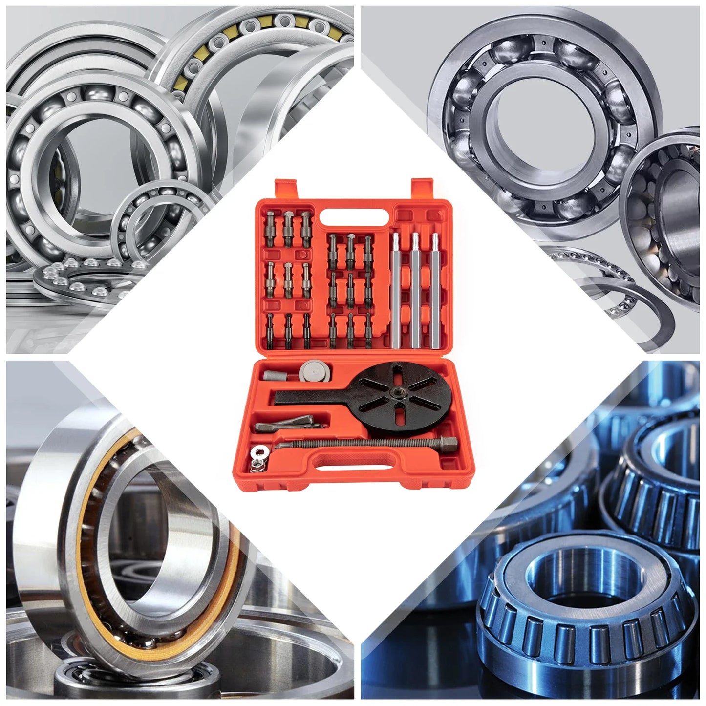 Steel Bearing Puller Set Quenched Inner Hole Extractor Kit