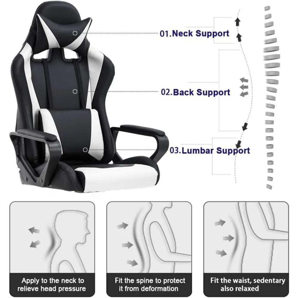 High-Back PC Office Computer Racing Chair