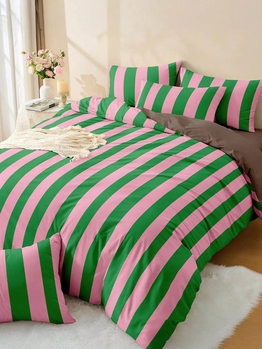 Striped Bedding Set