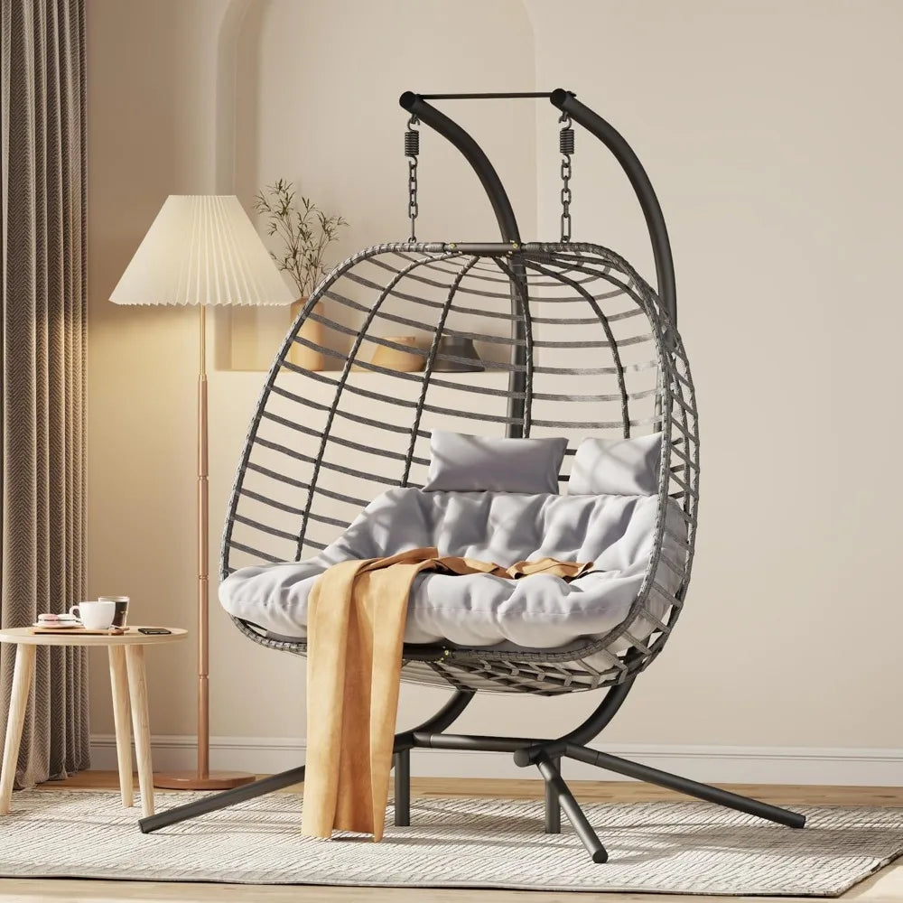 Patio Hammock Swing Chair with Cushion Loveseat