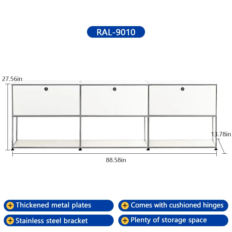 Tv Metal Stand Storage Cabinets