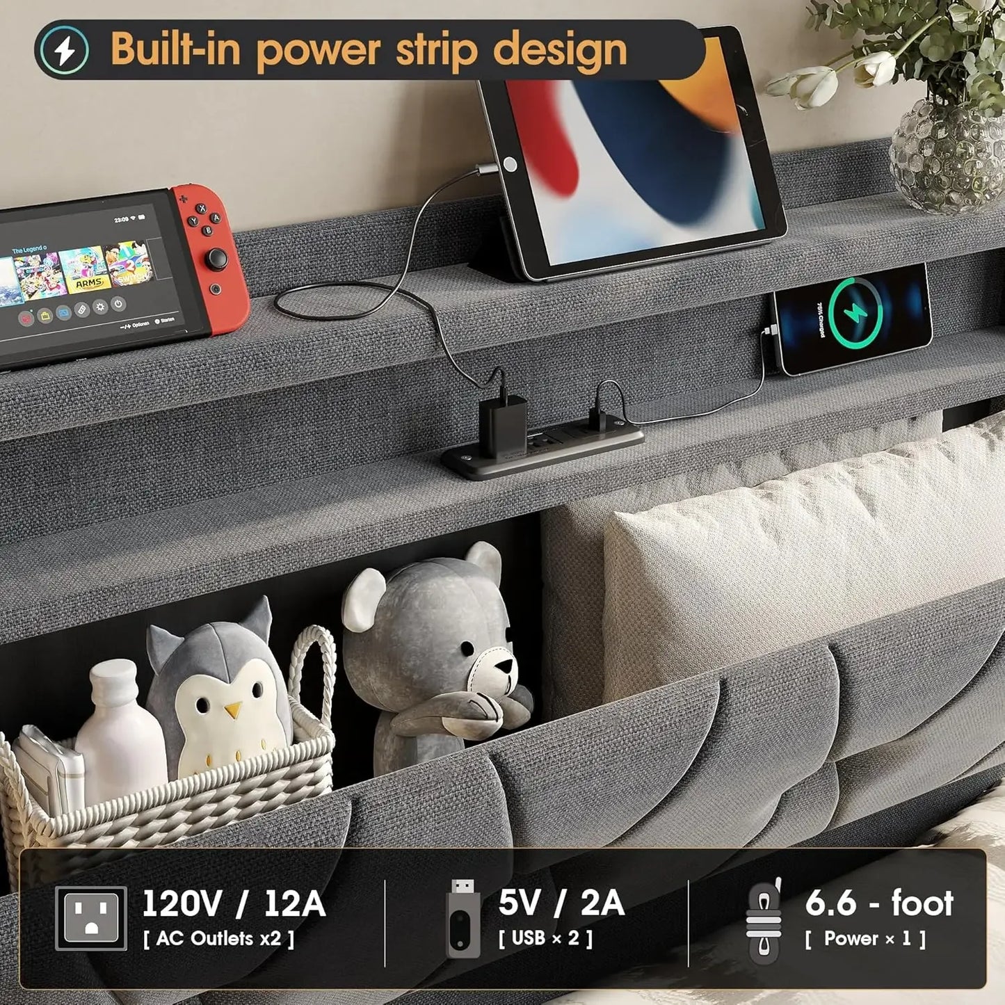 Twin Size Lift Up Storage Bed Frame