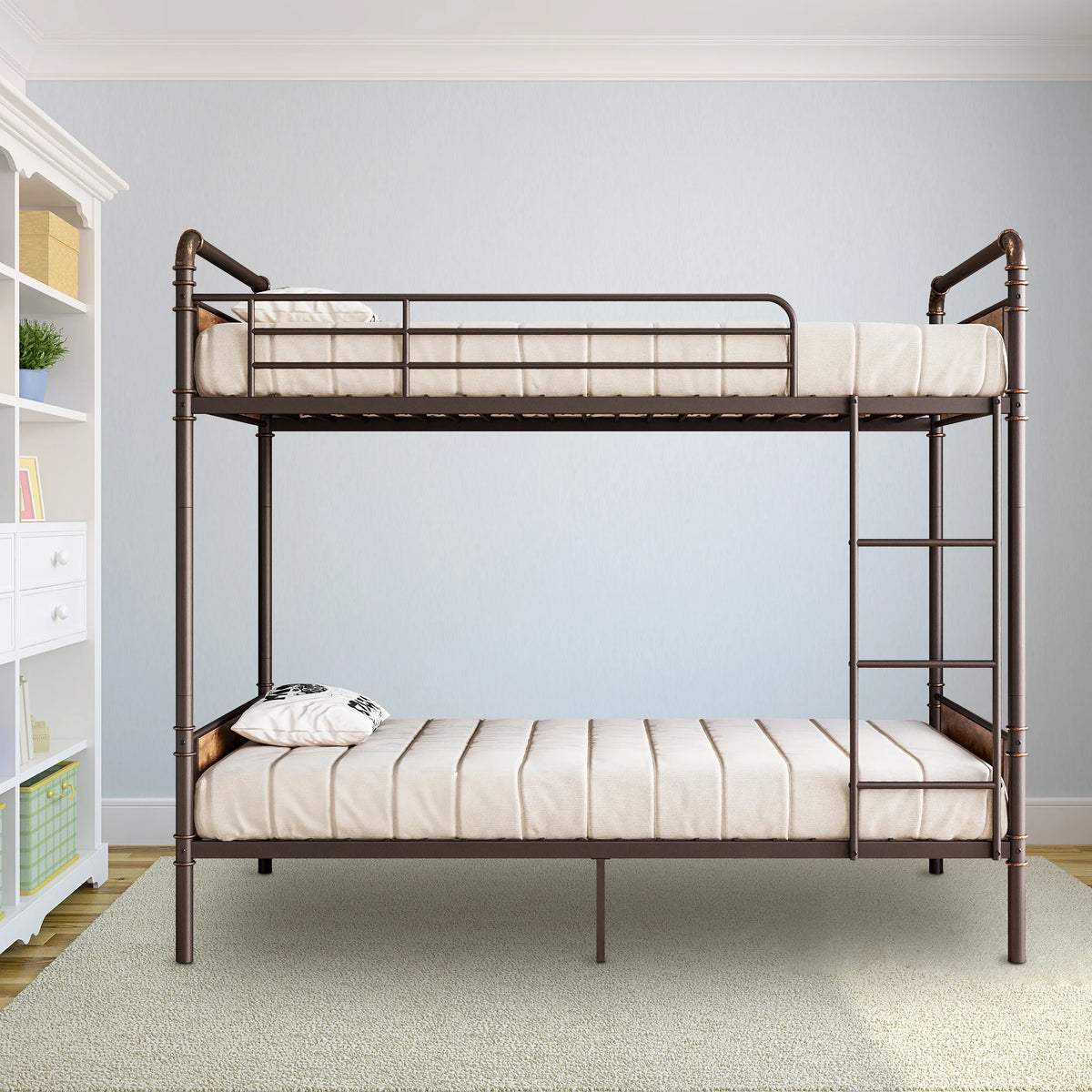 Twin Over Twin Metal Bunk Bed Frame