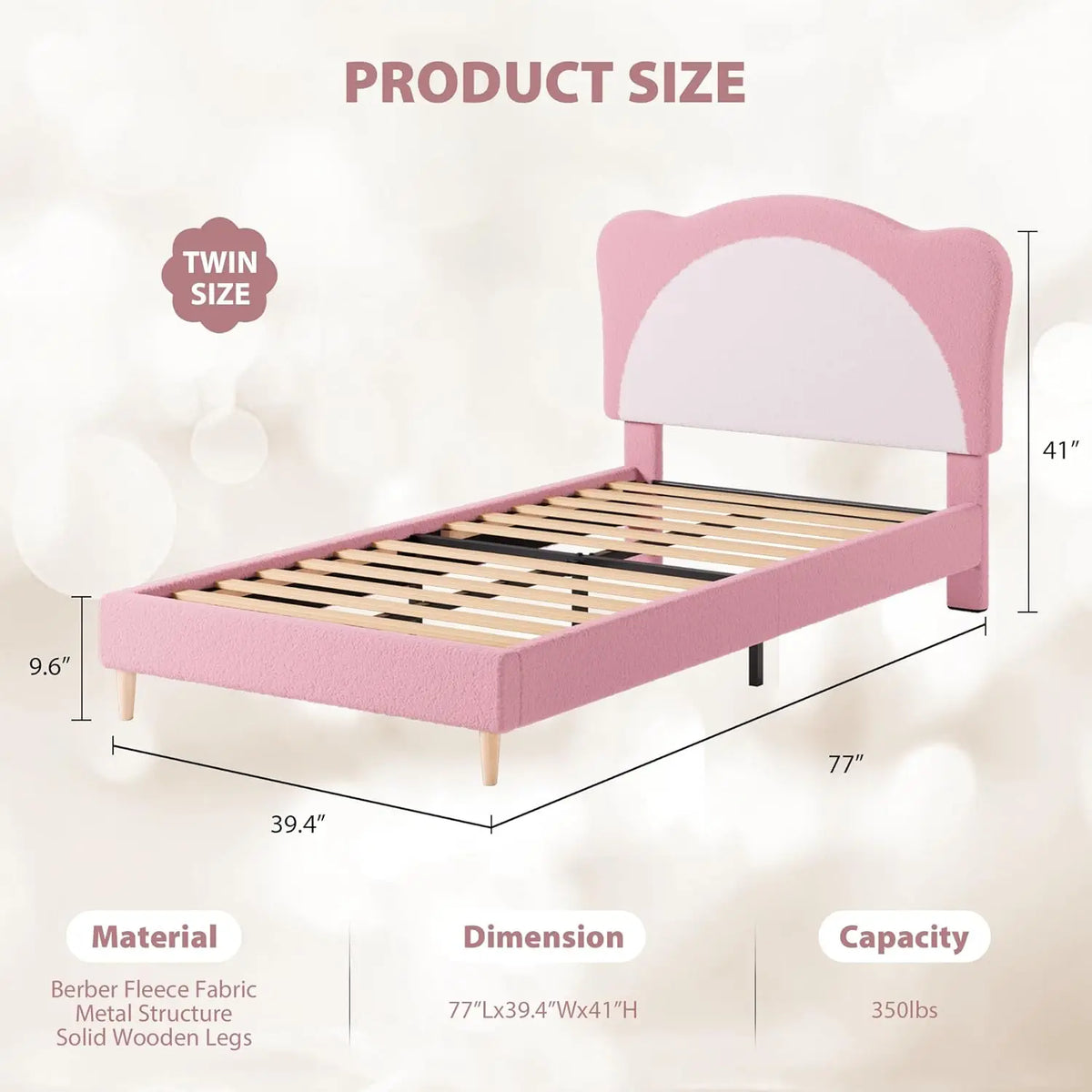 Upholstered Platform Bed Frame