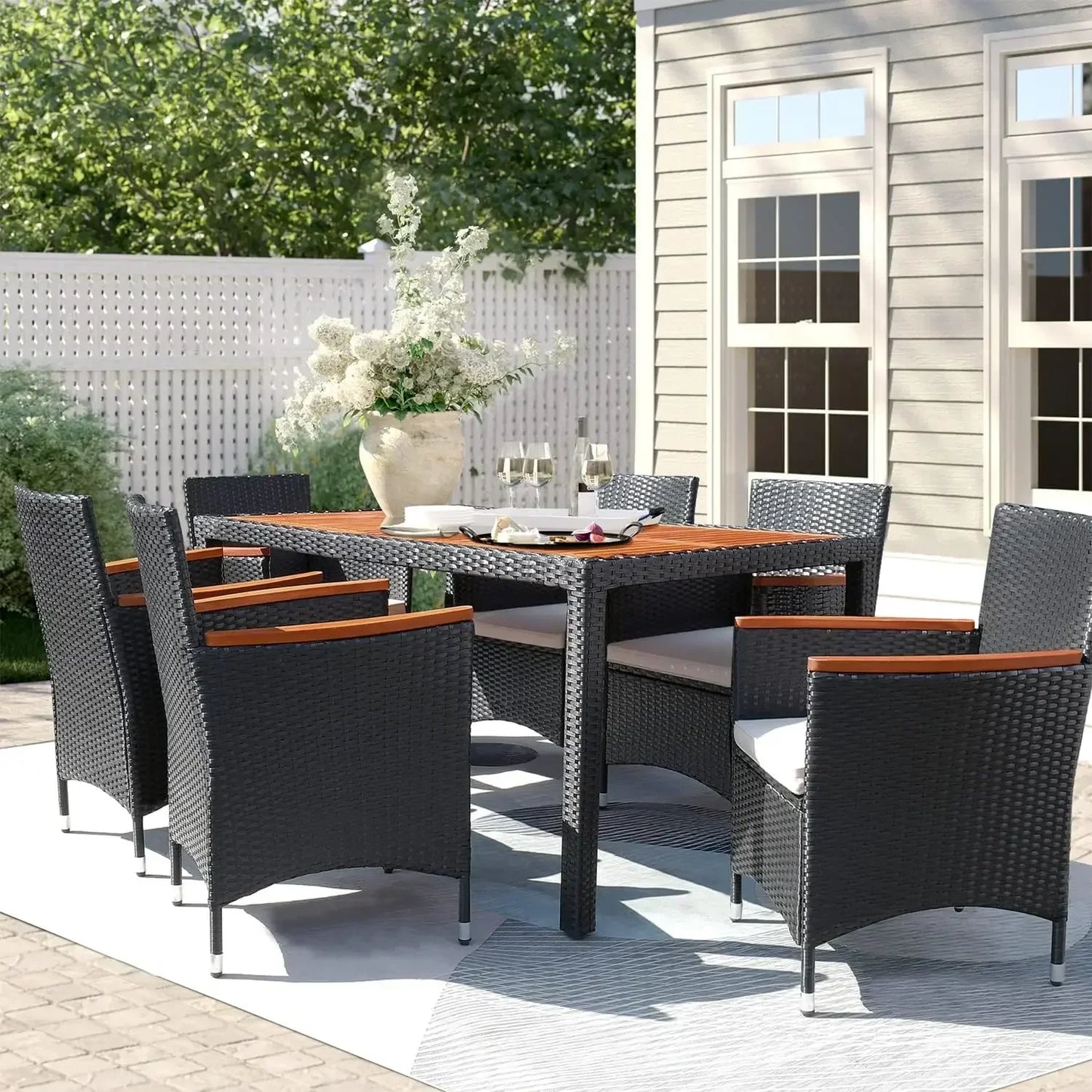 Patio Dining Set for Deck, Backyard, Garden