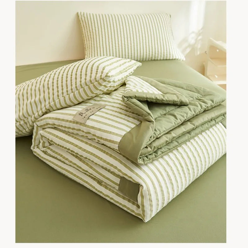 Cotton Air Striped Summer Quilt