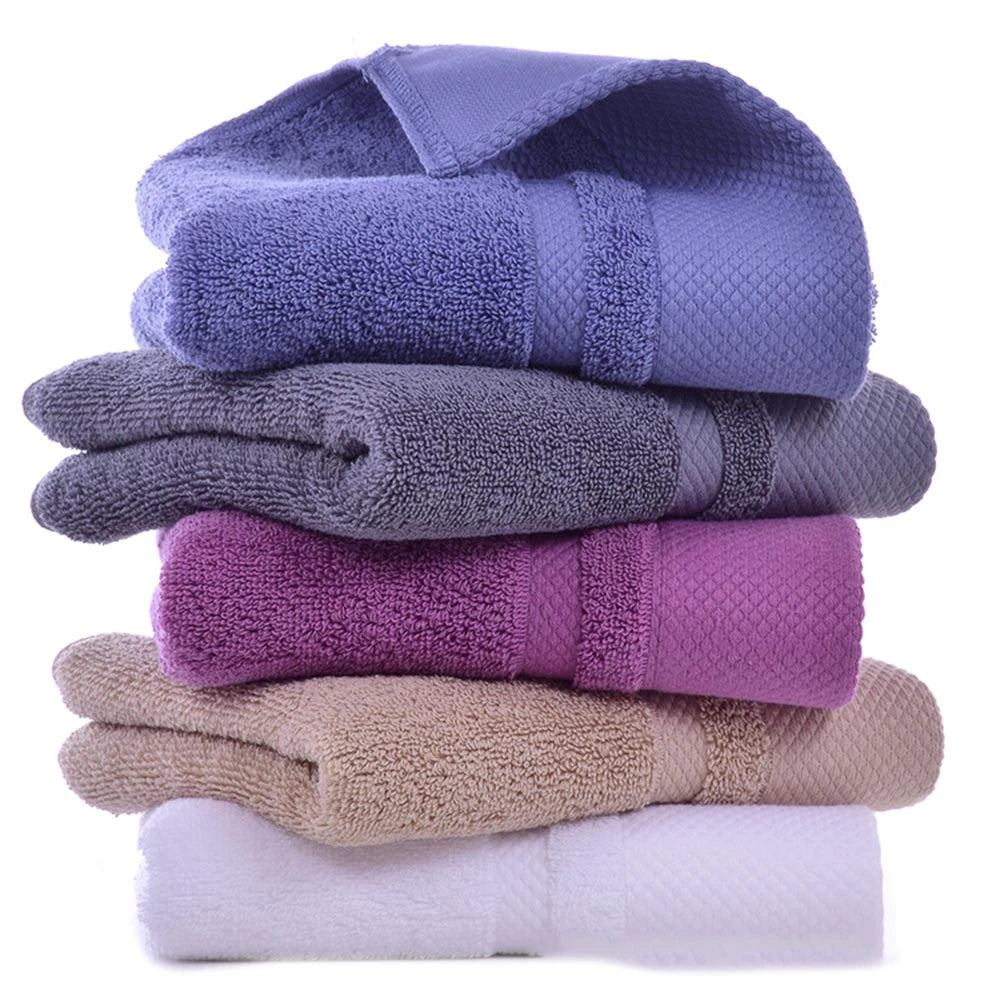 Solid Color Cotton Towels