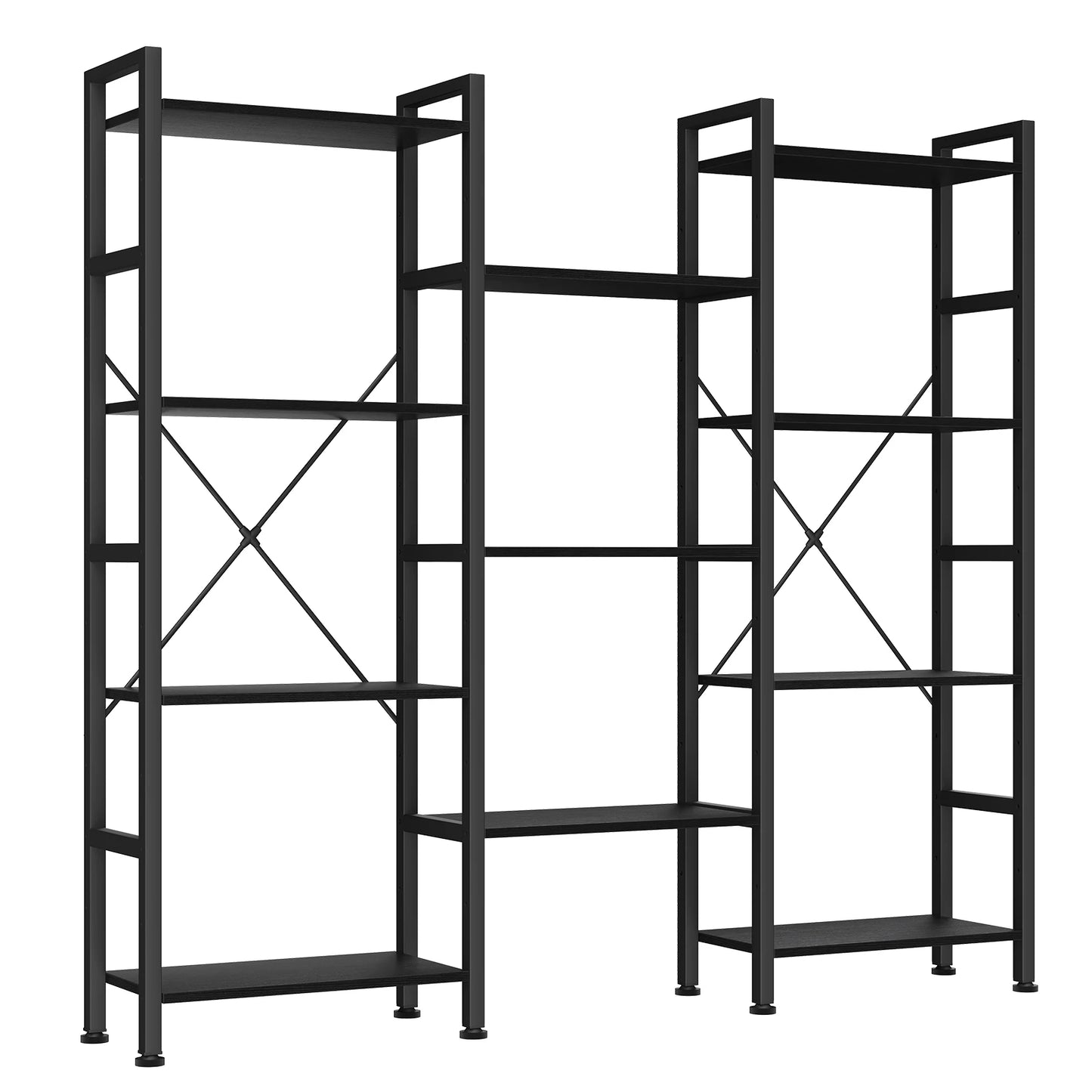 Wide Display Bookshelf Combination Adjustable Shelf Storage