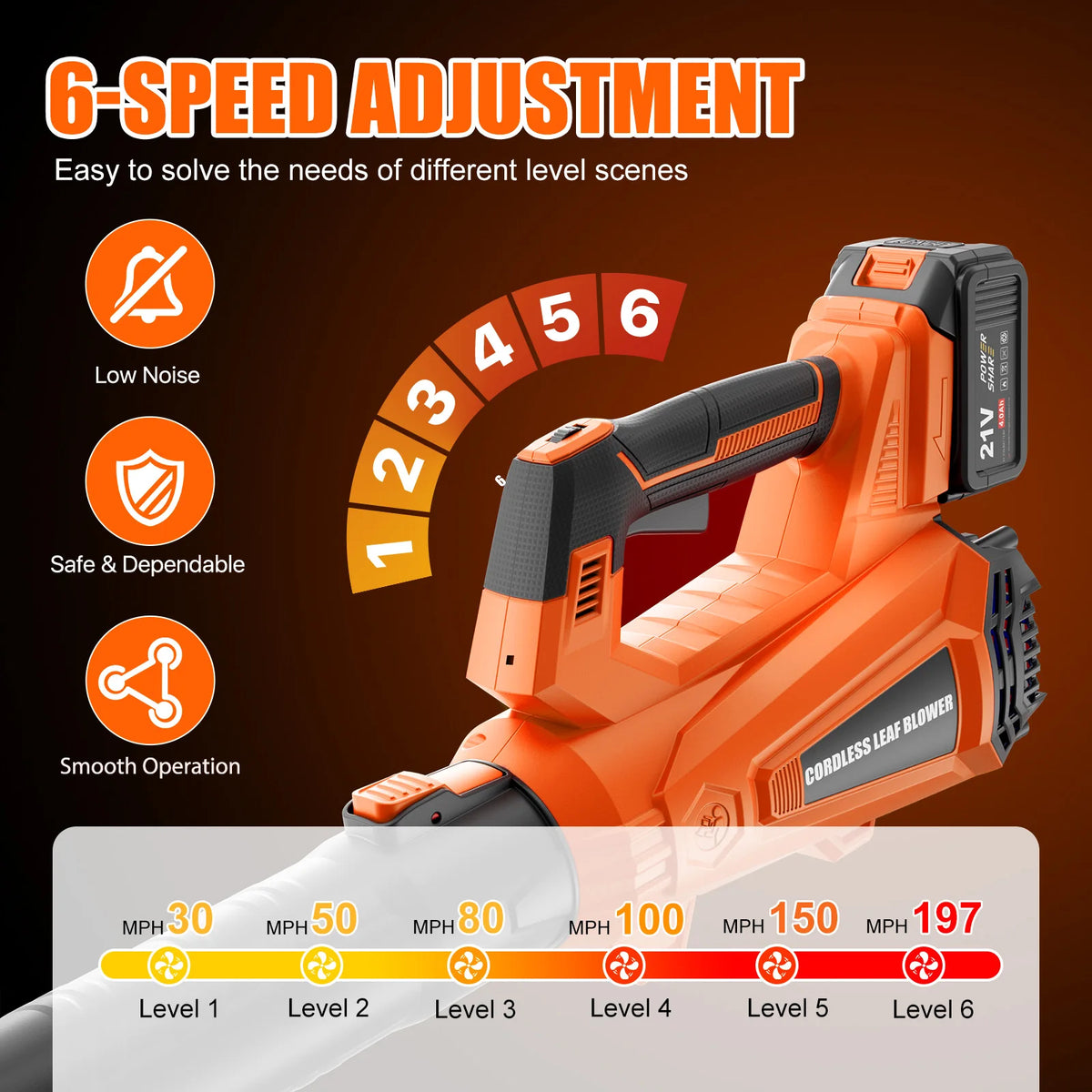 Cordless Electric Leaf Blower