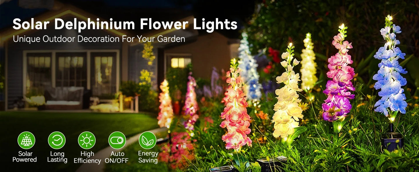 Outdoor Solar Flower Garden Lights