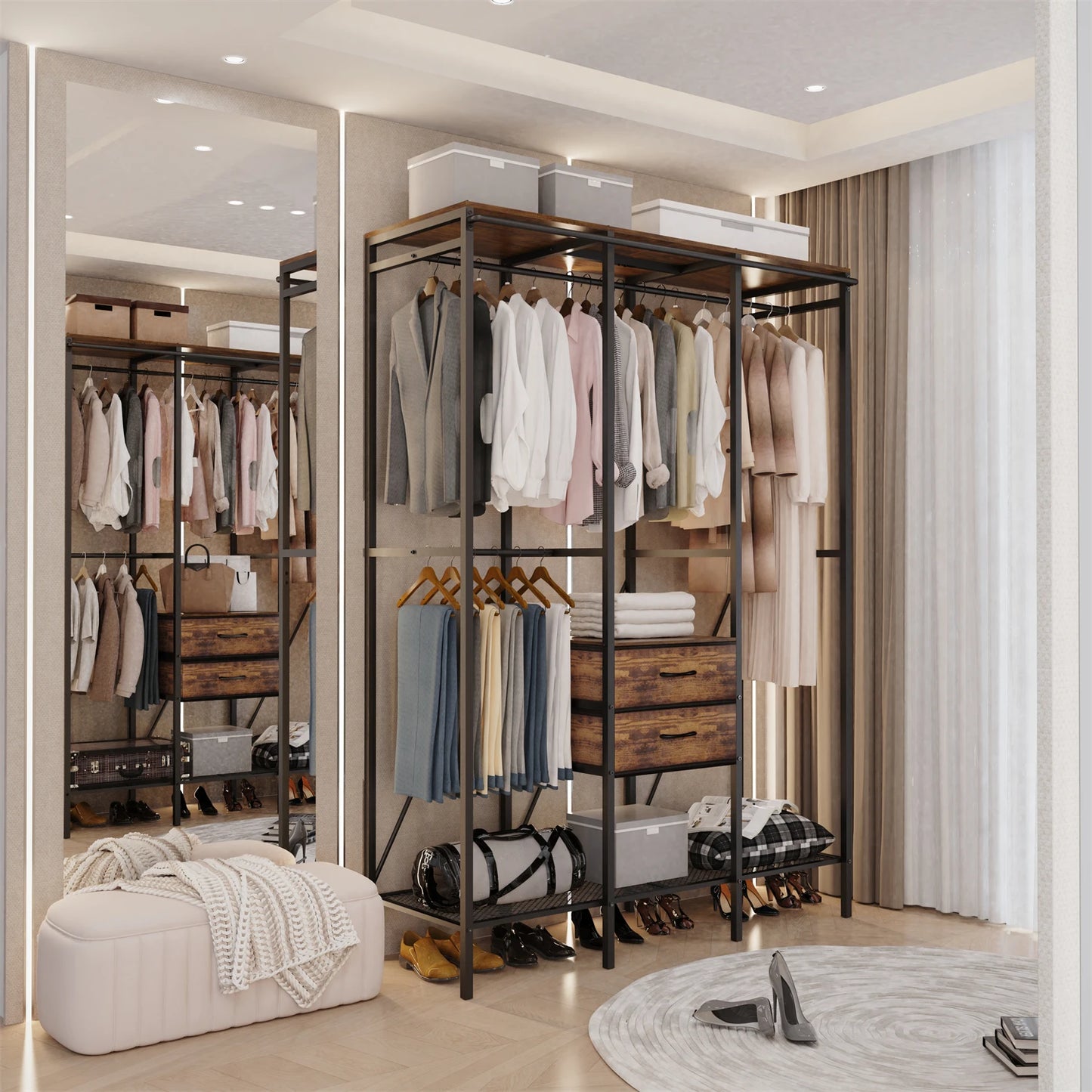Open Wardrobe, Bedroom Storage