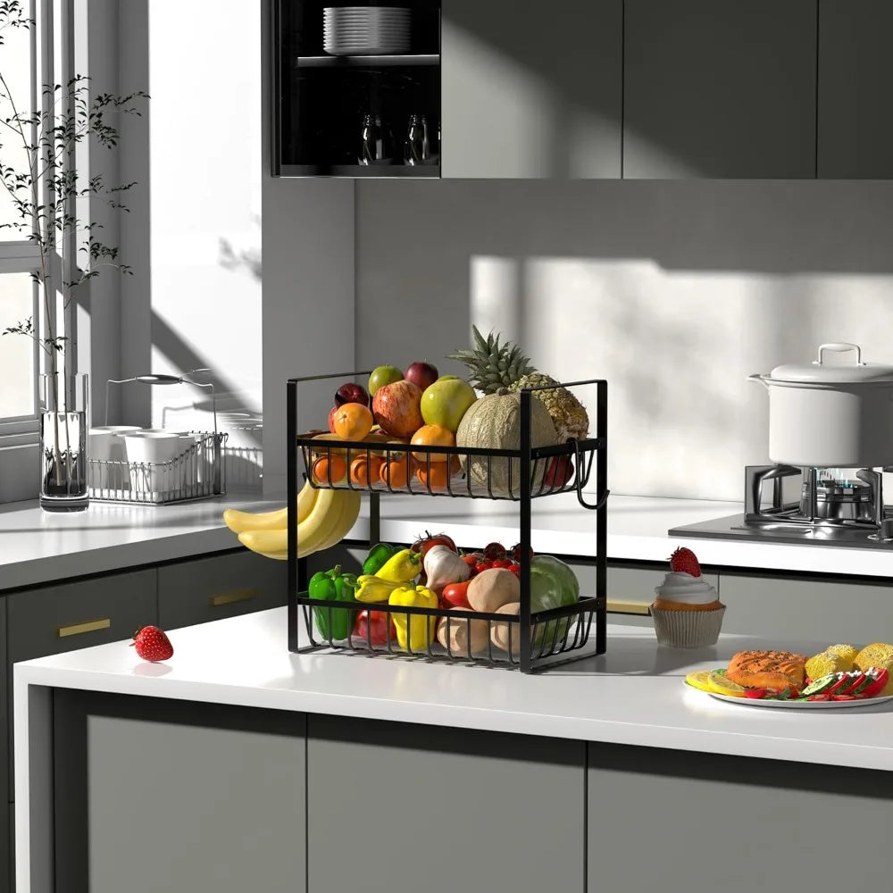 Fruit Basket Bowl Counter-top Organizer