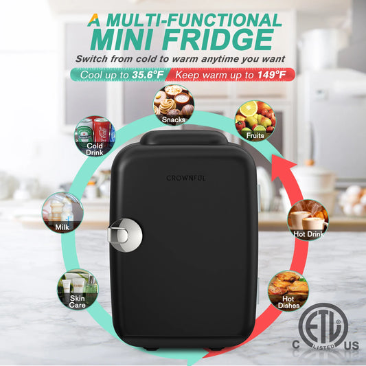 Mini Fridge - AC/DC Heated Cooling
