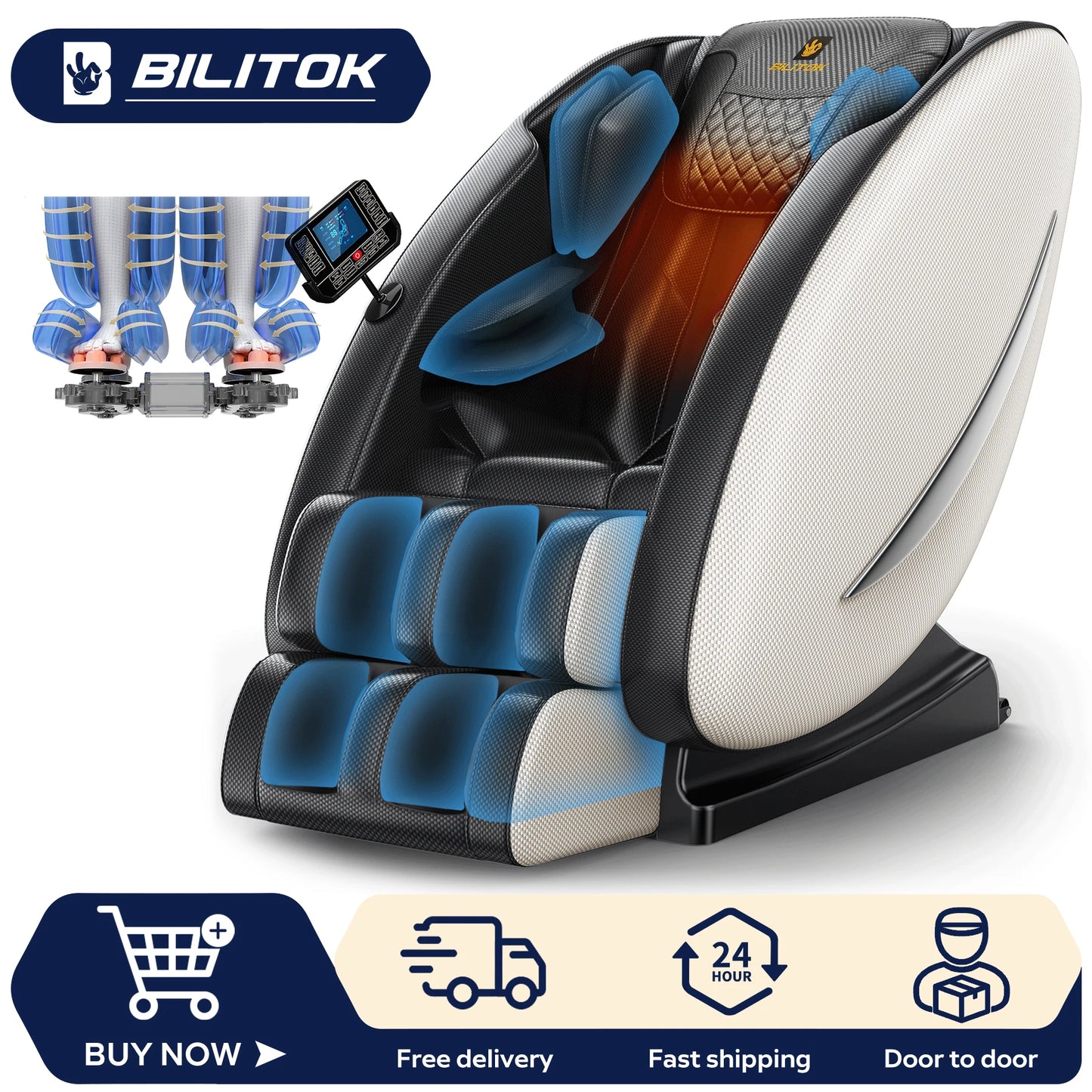 Massage Chair Recliner w/Full Body Massage