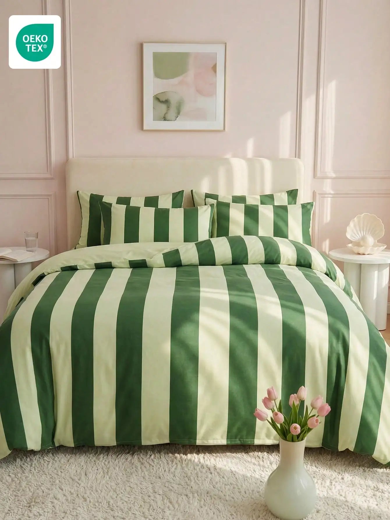 Striped Bedding Set