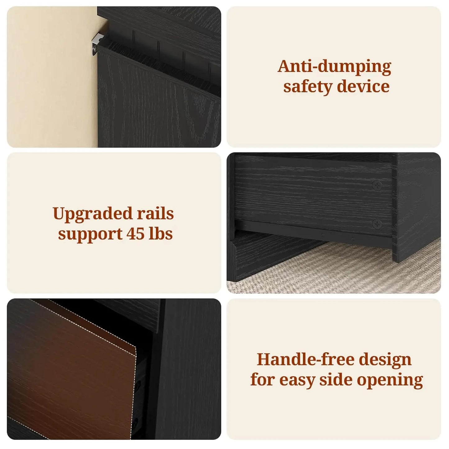 Sliding Top LED Power Outlet with Wood Chest