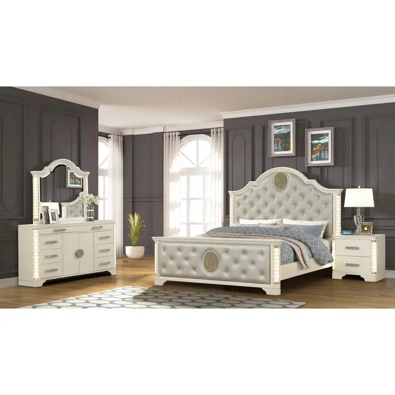 Unique LED Bedroom Set