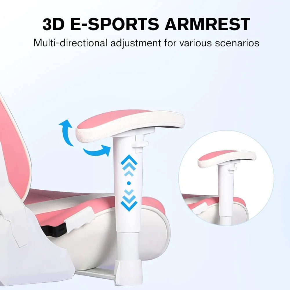 Ergonomic Computer Chair Flip-up Armrests