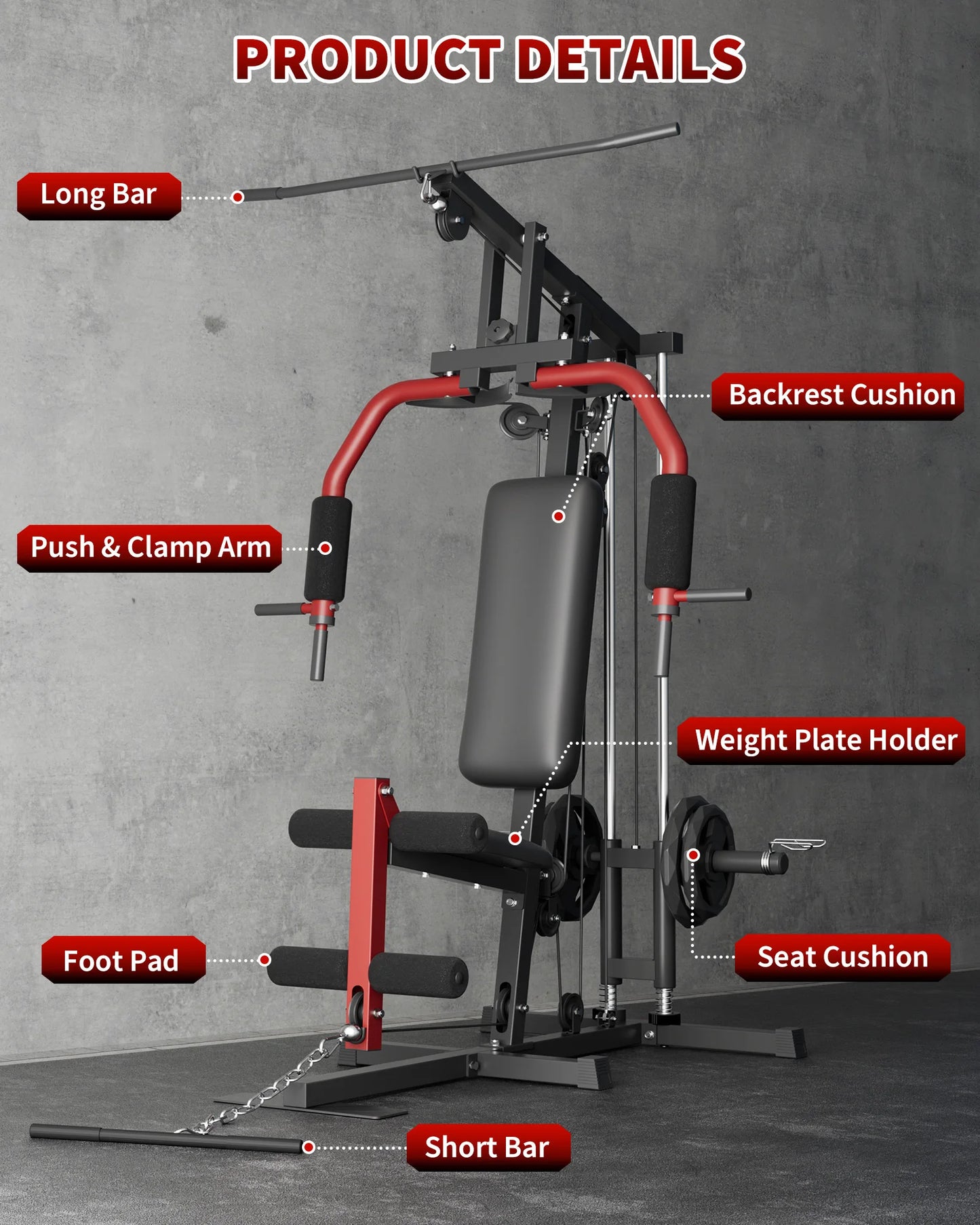 Multifunctional Equipment: Full Body Workout Machine