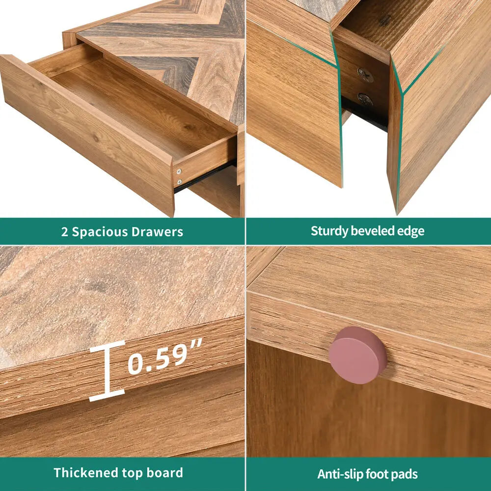 Square LED Coffee Table