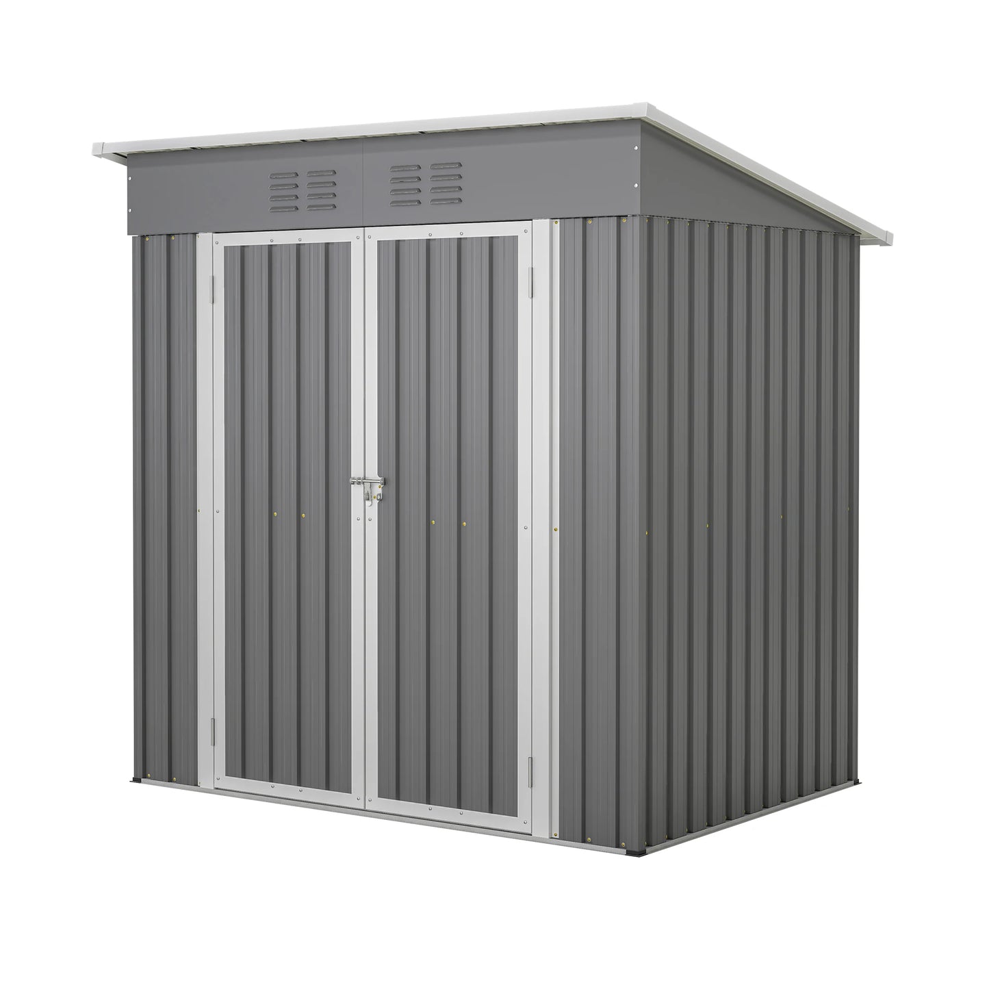 Outdoor Storage Shed with Large Metal Utility Tools