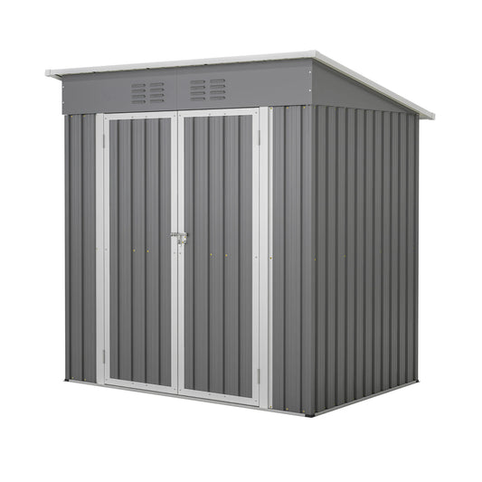 Outdoor Storage Shed with Large Metal Utility Tools