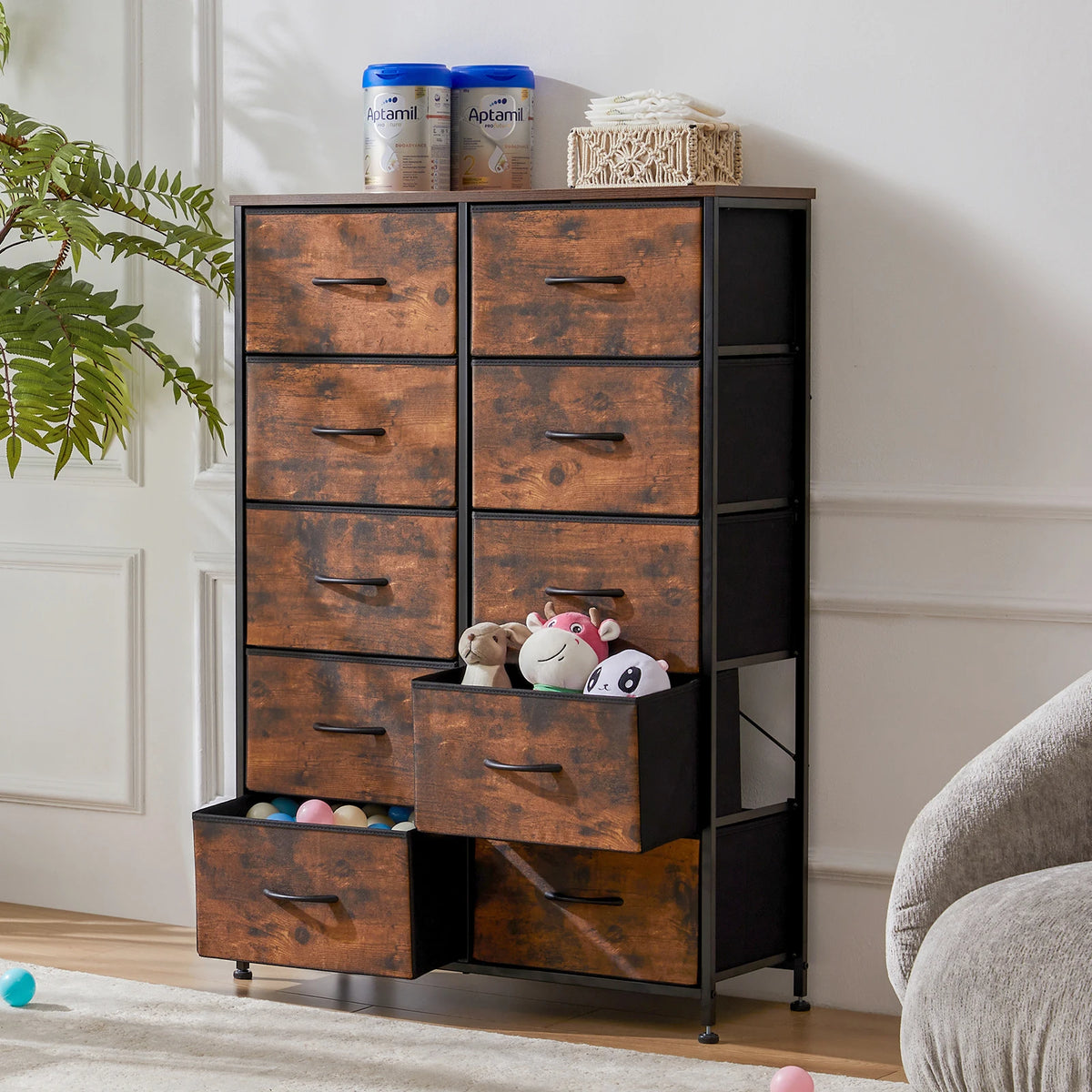 Bedside Table with Wardrobe