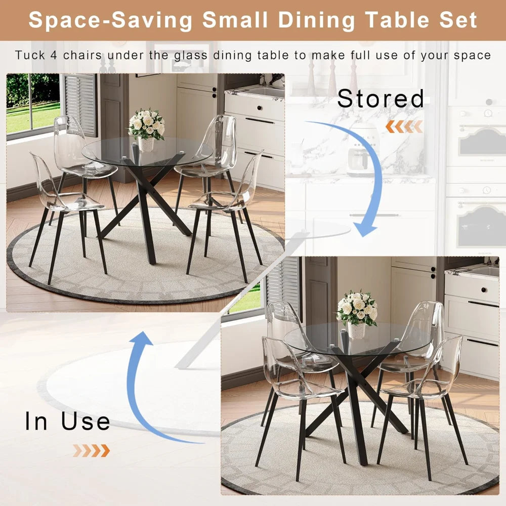 Round Dining Table Set