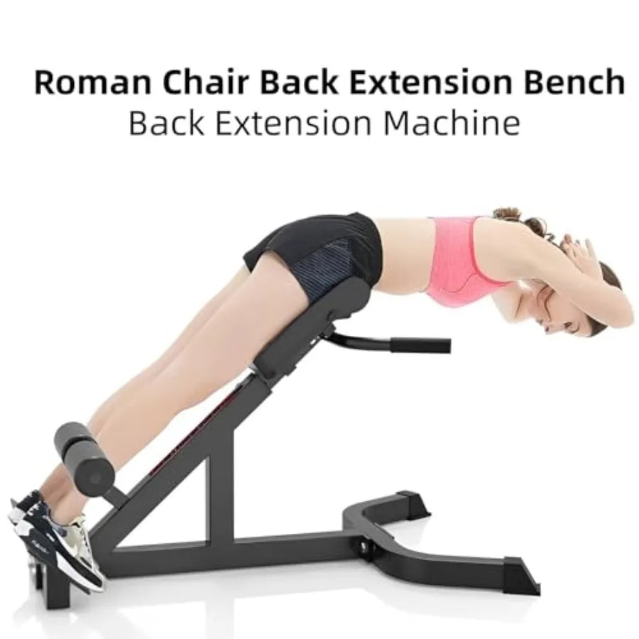 Hyperextension Bench for Abs and Gluten Workout Equipment