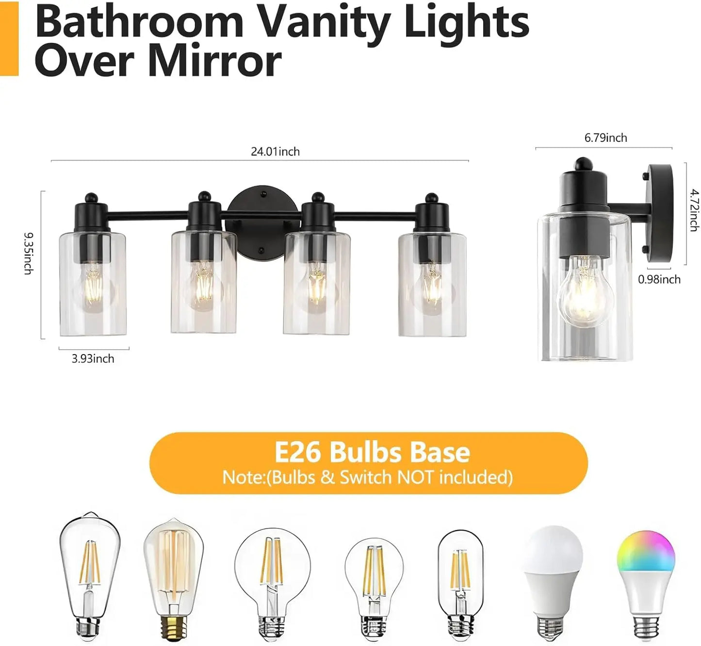Wall Bathroom Light Vanity Lights