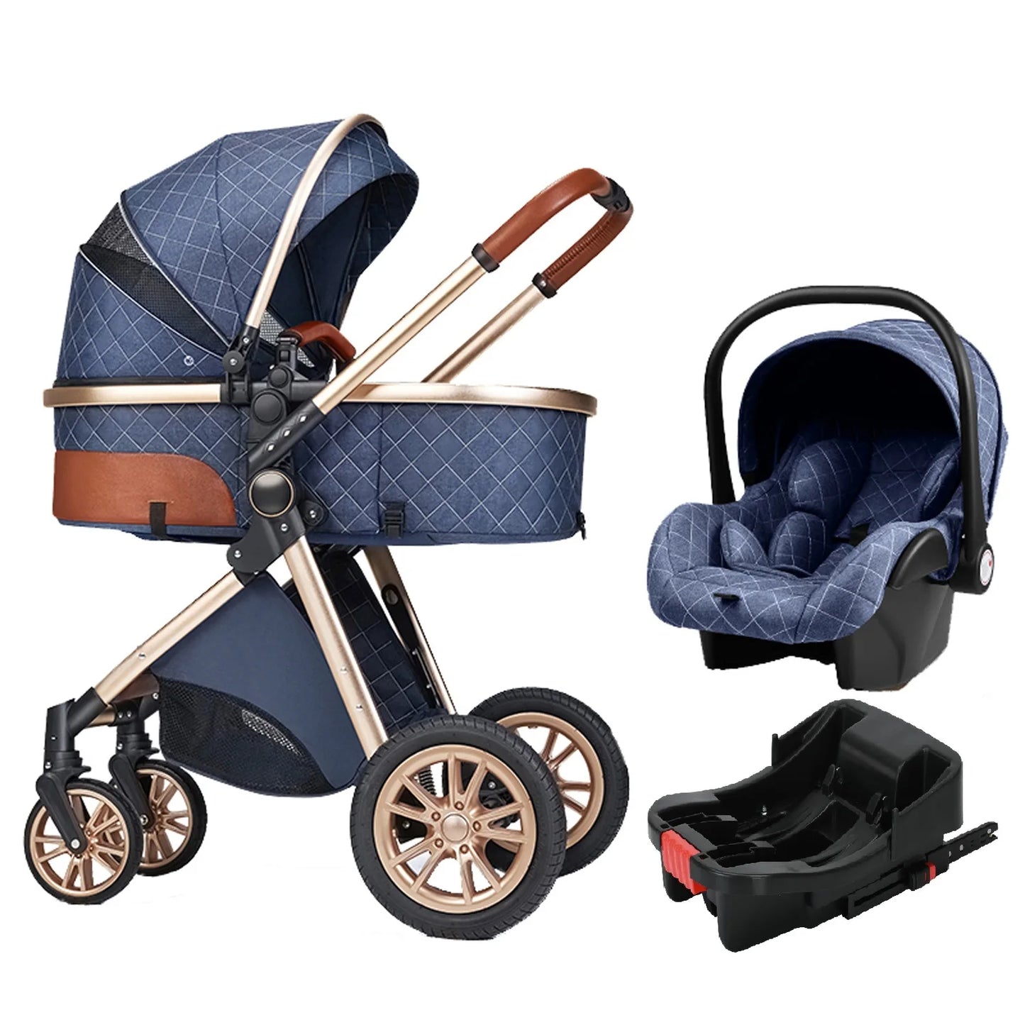 High Landscape 3 in 1 Baby Stroller