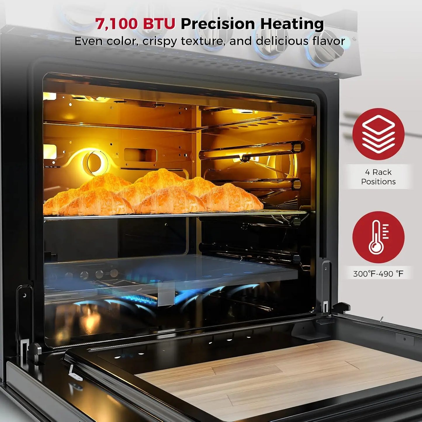 Propane Stove with Cook Top & Oven