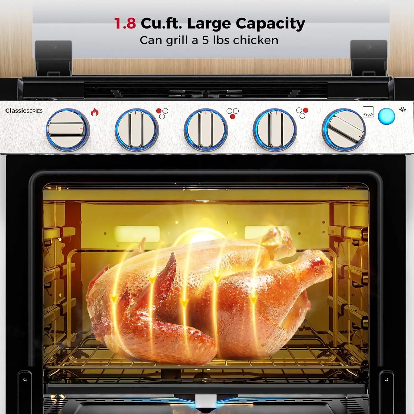 Propane Stove with Cook Top & Oven