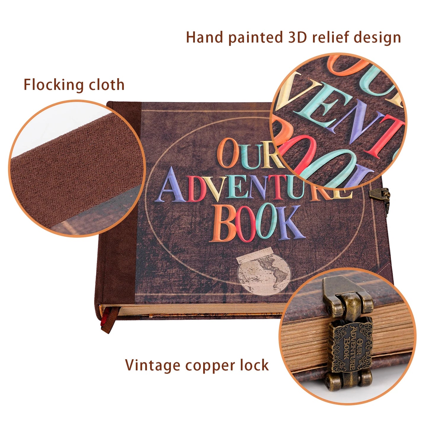 Our Adventure - DIY Handmade Photo Album Scrapbook