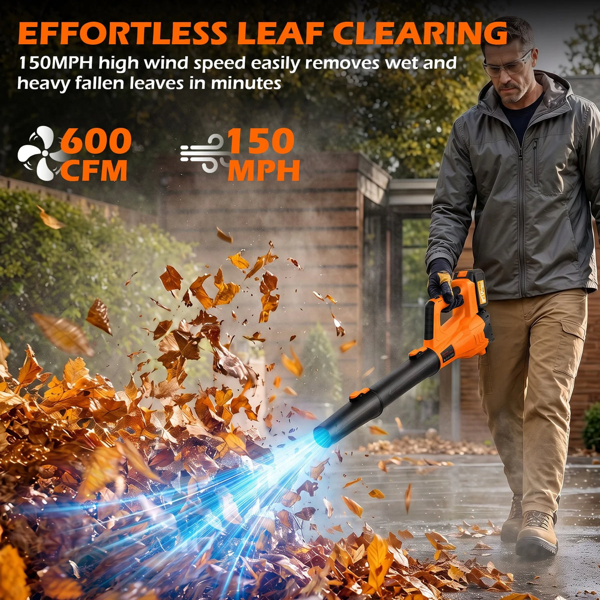 Cordless Electric Leaf Blower