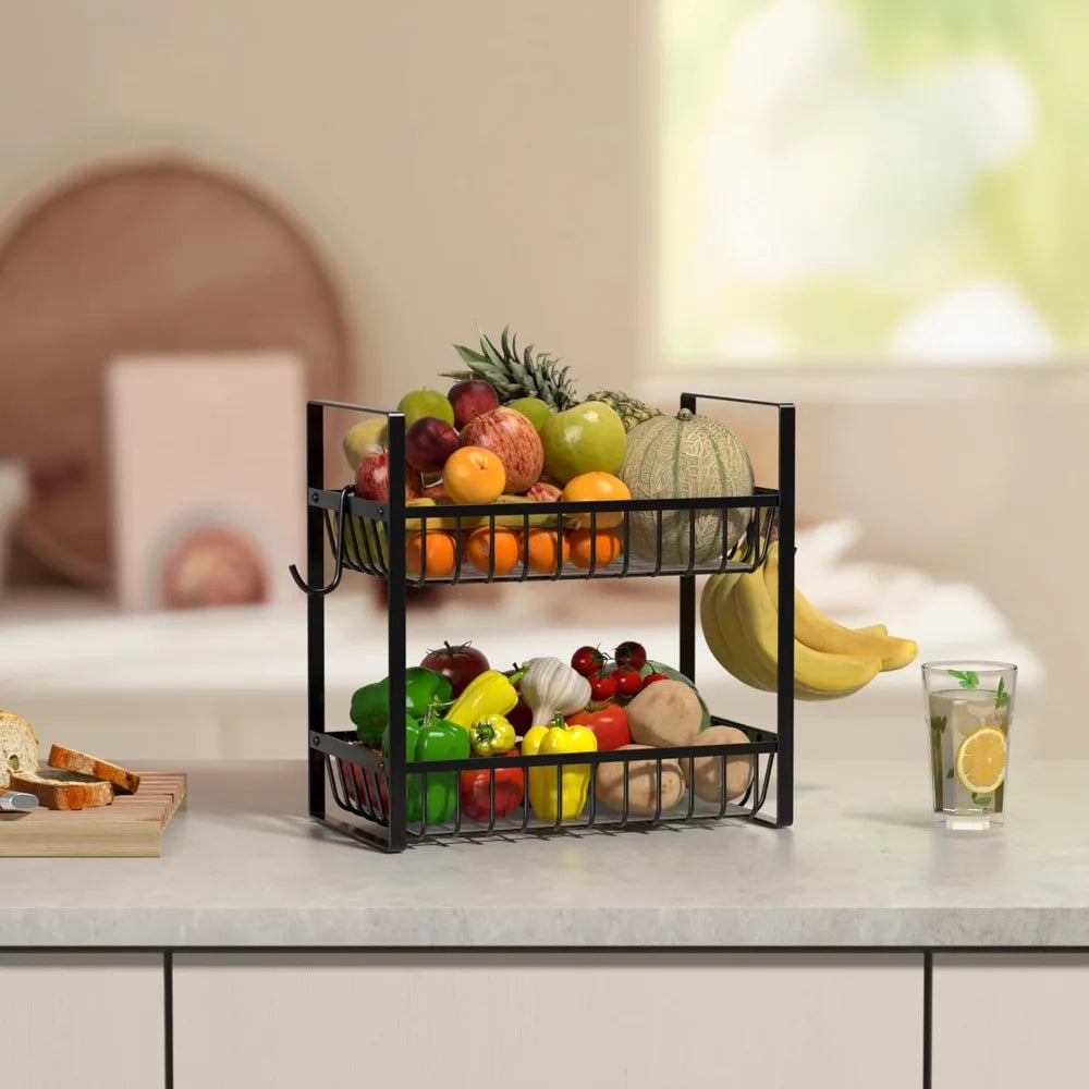 Fruit Basket Bowl Counter-top Organizer