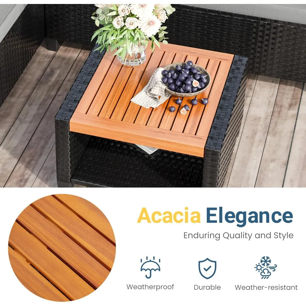 All-Weather Wisteria Lane 3-Piece Patio Furniture Set