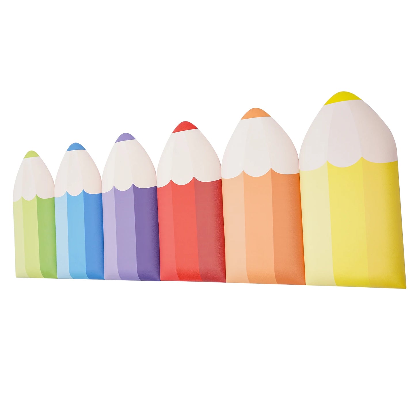 3D Pencil-Shaped Wall Padding for Kids
