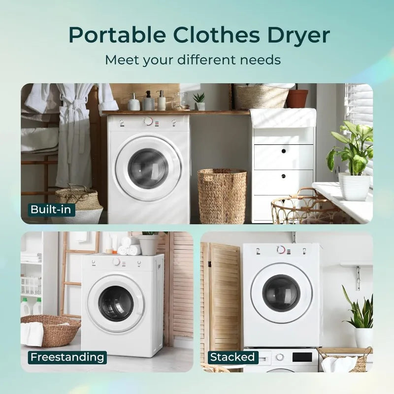 Portable Dryer with Stainless Steel Tumbler