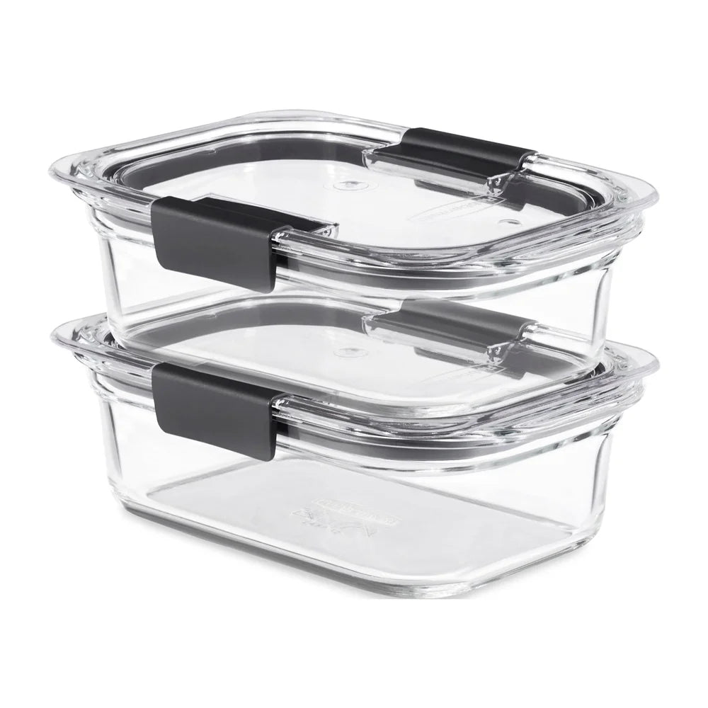 Airtight Leak-Proof Glass Food Storage Containers
