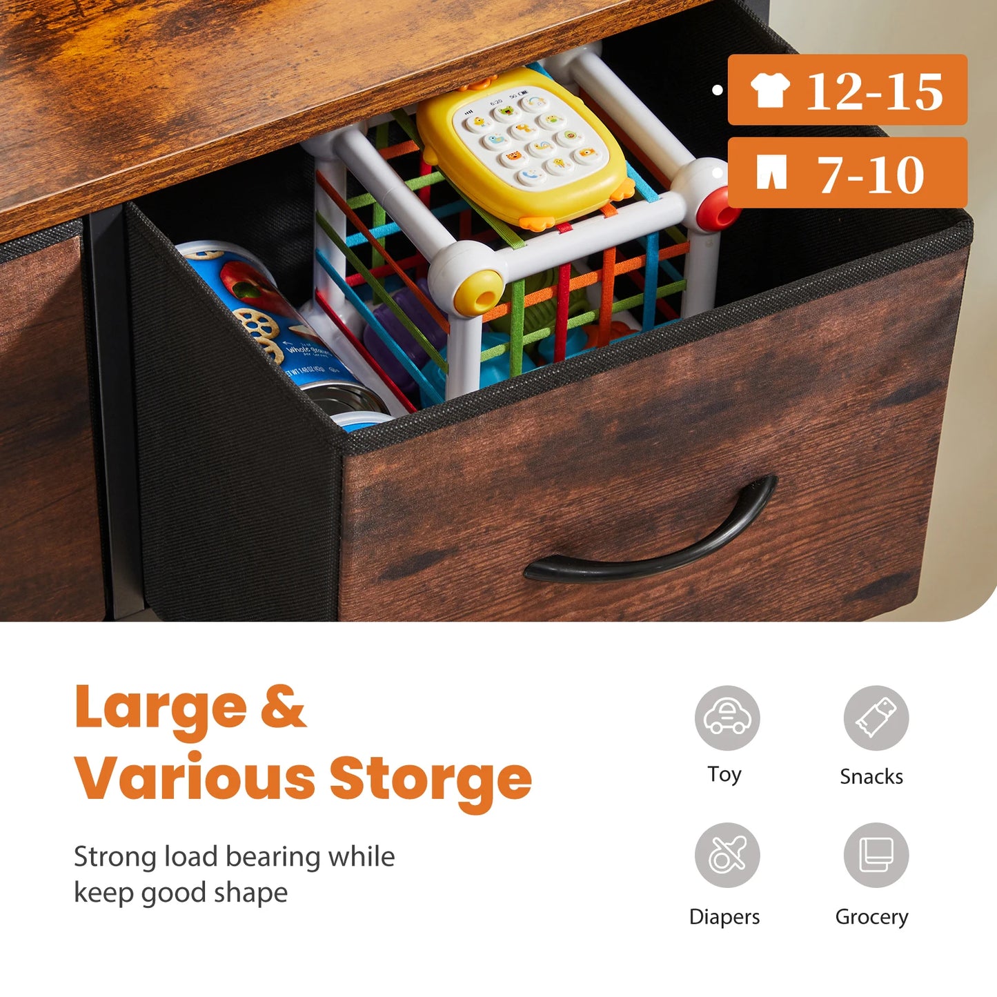 Tall Wardrobe Chest Organizer