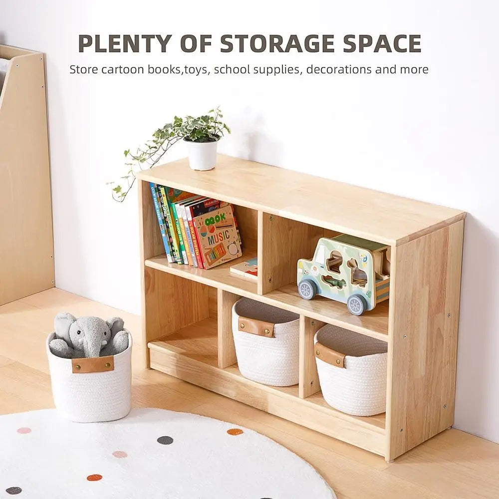 Wooden  Bookshelf Storage Cabinet
