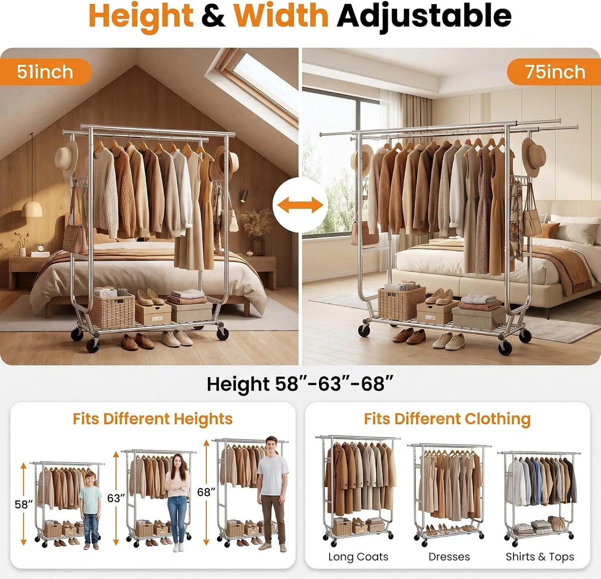 Heavy Duty Garment Rack