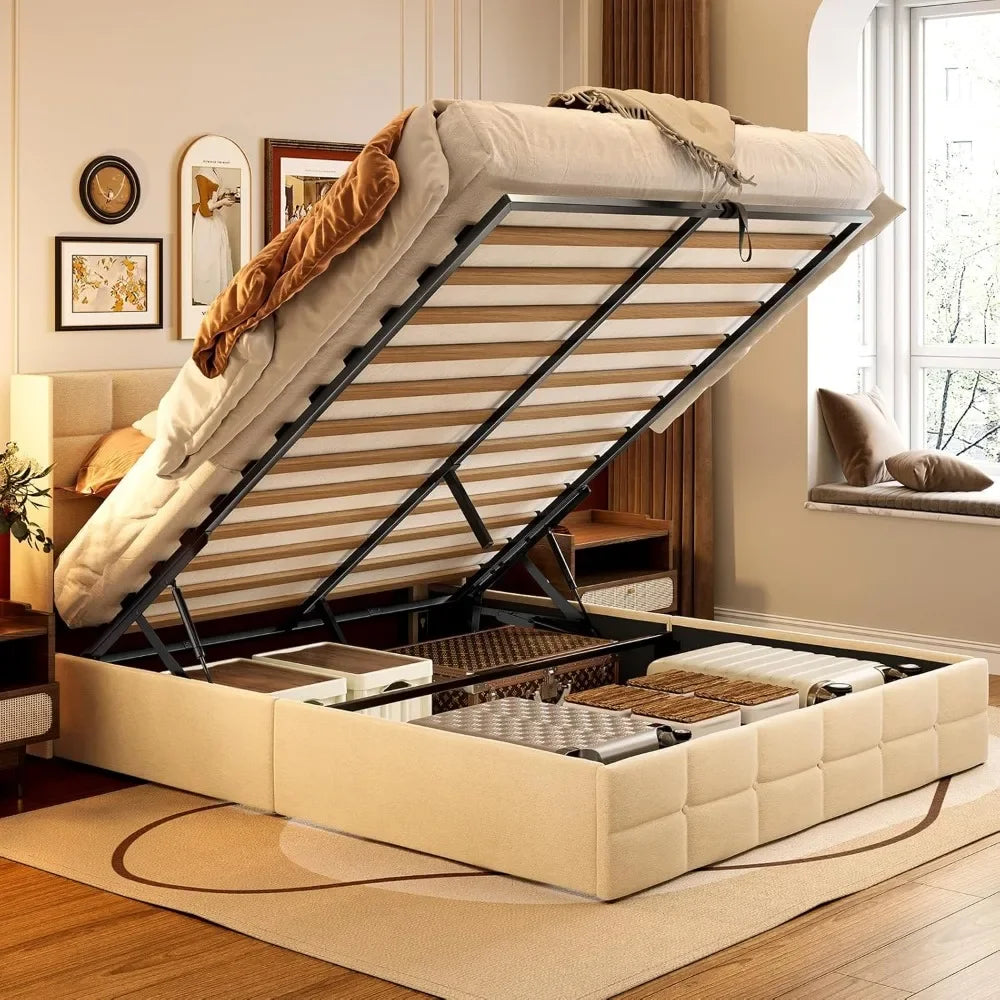 Lift Up Storage Bed with Storage