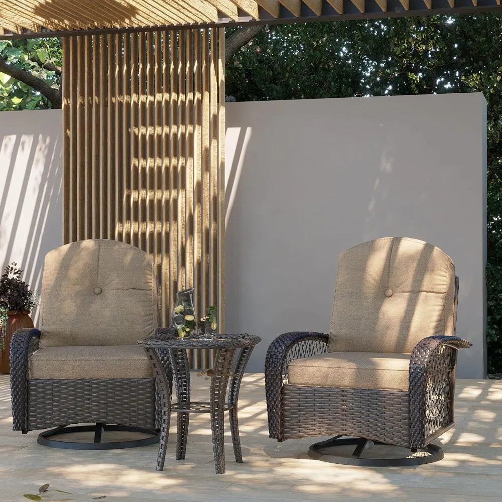 Patio Furniture Rocking Chair Set