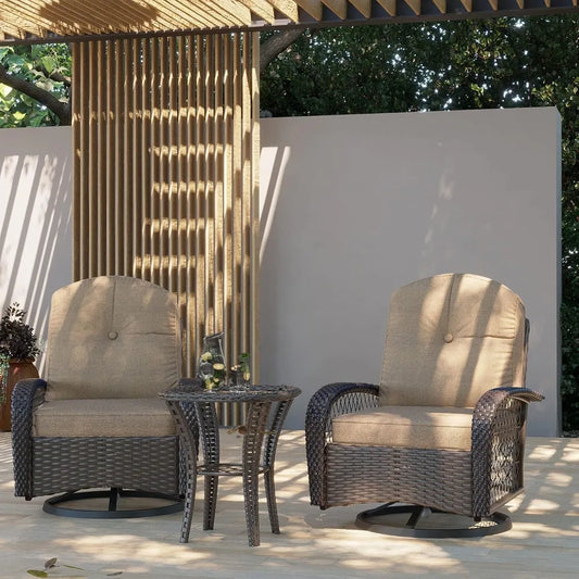 Patio Furniture Rocking Chair Set