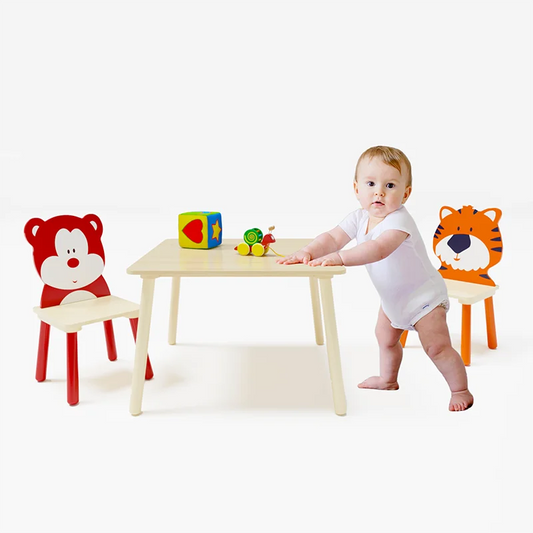 Table and 2 Chairs Set