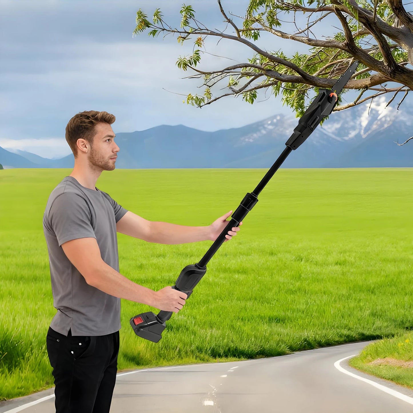 Electric Extendable Chainsaw